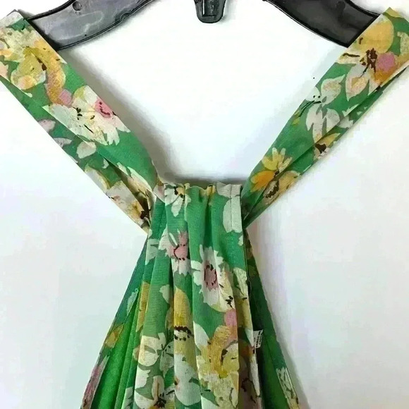 NEW! Collective Concepts Floral Halter Tiered Maxi Dress - Picture 6 of 10